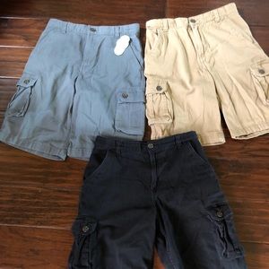 Boys cargo shorts size 14